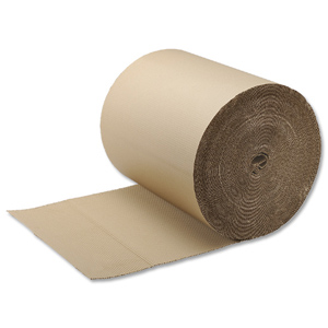 Corrugated Paper 100 percent Recycled Single Faced Roll 650mmx75m Ident: 151F