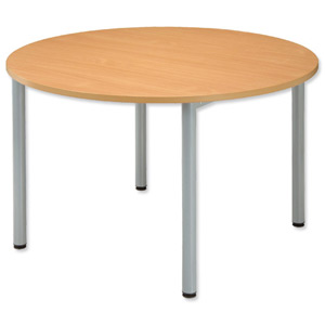 Sonix Table Circular 25mm Top Dia1200xH720mm Beech Ident: 449A