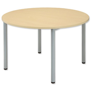 Sonix Table Circular 25mm Top Dia1200xH720mm Maple Ident: 449A