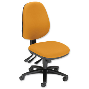 Sonix Support S1 Chair Asynchronous High Back Seat W480xD450xH460-570mm Sunset Yellow