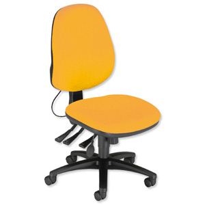 Sonix Support S2 Chair Asynchronous Lumbar-adjust High Back Seat W480xD450xH460-570mm Sunset Yellow Ident: 403B