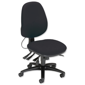 Sonix Support S3 Chair Asynchronous Lumbar-adjust High Back Slide Seat W480xD450xH460-570mm Onyx Black