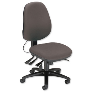 Sonix Support S3 Chair Asynchronous Lumbar-adjust High Back Slide Seat W480xD450xH460-570mm Grey Ident: 403C