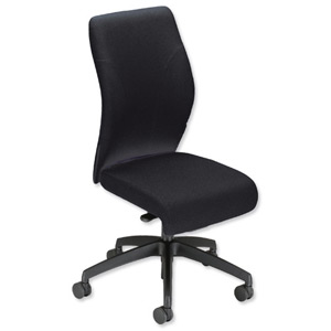 Sonix Poise Synchronous Medium Back Posture Seat W480xD440xH410-520mm Onyx Black