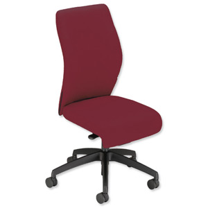Sonix Poise Synchronous Medium Back Posture Seat W480xD440xH410-520mm Burgundy Ident: 402B