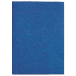 GBC Antelope Binding Covers Leather-look Plain A4 Royal Blue Ref CY040029U [Pack 100] Ident: 712A