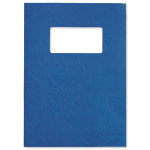 GBC Antelope Binding Covers Leather-look with Window A4 Royal Blue Ref CE041129 [Pack 50x2]