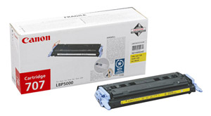 Canon 707 Laser Toner Cartridge Page Life 2000pp Yellow Ref 9421A004 Ident: 799A
