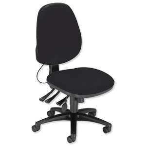 Sonix Jour J2 High Back Office Chair Seat W480xD450xH460-570mm Black