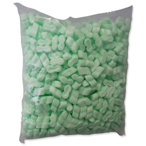 Loosefill S-shaped Recycled Biodegradable Polystyrene 0.425 cu m Ident: 153D