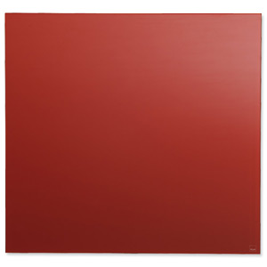 Sigel Artverum High Quality Tempered Glass Magnetic Board With Fixings 480x480mm Red Ref GL114 Ident: 266A