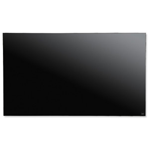 Sigel Artverum High Quality Tempered Glass Magnetic Board With Fixings 780x480mm Black Ref GL130 Ident: 266B