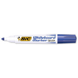 Bic Velleda 1701 Whiteboard Marker Bullet Tip Line Width 1.5mm Blue Ref 1199170106 [Pack 12]