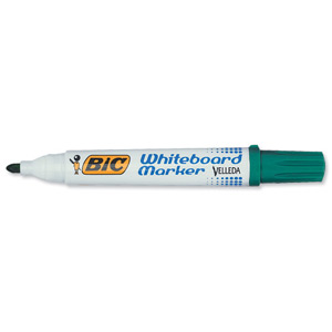 Bic Velleda 1701 Whiteboard Marker Bullet Tip Line Width 1.5mm Green Ref 1199170102 [Pack 12] Ident: 97C
