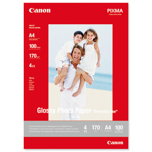 Canon GP-501 Photo Paper Glossy A4 Ref 0775B001 [100 Sheets] Ident: 784G