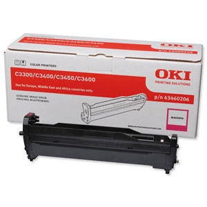 OKI Laser Drum Unit Page Life 15000pp Magenta Ref 43460206