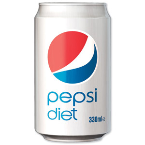 Diet Pepsi Soft Drink Can 330ml Ref A01094 [Pack 24] Ident: 624A