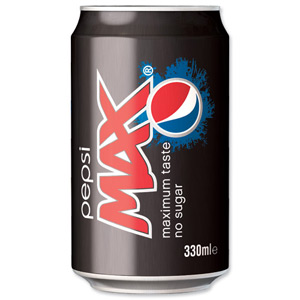 Pepsi Max Soft Drink Can 330ml Ref A01100 [Pack 24] Ident: 624A