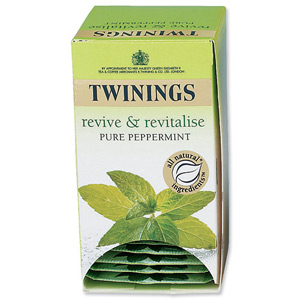 Twinings Infusion Tea Bags Individually-wrapped Peppermint Ref A00810 [Pack 20] Ident: 610A