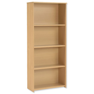 Trexus Basics Budget Bookcase Tall W740xD340xH1770mm Oak Ident: 441B