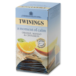 Twinings Infusion Tea Bags Individually-wrapped Orange Mango Cinnamon Ref A03004 [Pack 20] Ident: 610A