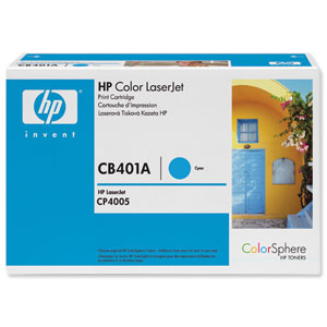 Hewlett Packard [HP] No. 642A Laser Toner Cartridge Page Life 7500pp Cyan Ref CB401A Ident: 818B