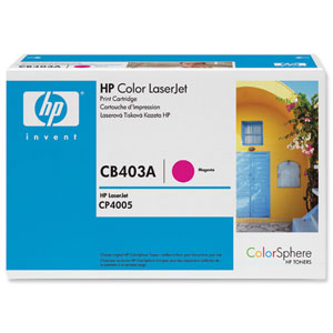 Hewlett Packard [HP] No. 642A Laser Toner Cartridge Page Life 7500pp Magenta Ref CB403A