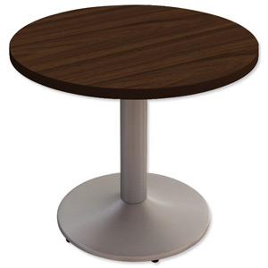 Adroit Virtuoso Executive Boardroom & Meeting Table Small Circular H735xDia900mm Dark Walnut Ident: 423A