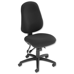 Trexus Heavy Duty Marlborough 24/7 Operator Chair Seat W500xD490xH460-580mm with Seat Slide Black