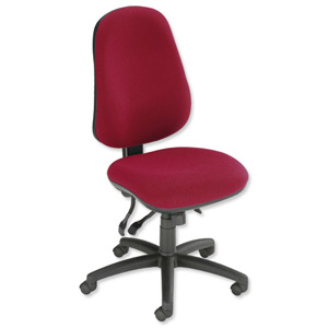 Trexus Heavy Duty Marlborough 24/7 Operator Chair Seat W500xD490xH460-580mm with Seat Slide Burgundy Ident: 406B