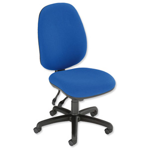 Trexus Heavy Duty Wellington 24/7 Operator Chair Seat W500xD490xH460-580mm Blue Ident: 406A