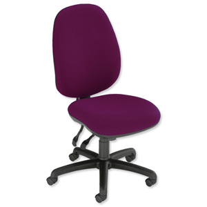 Trexus Heavy Duty Wellington 24/7 Operator Chair Seat W500xD490xH460-580mm Iris Ident: 406A