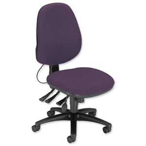 Sonix Jour J2 High Back Office Chair Seat W480xD450xH460-570mm Iris