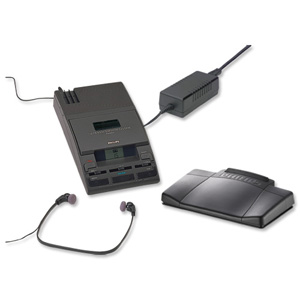 Philips Transcription Kit of Machine 155 Power Supply 234 Headset and 210 Foot Control Ref LFH720T Ident: 669D