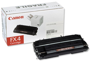 Canon FX4 Fax Laser Toner Cartridge Page Life 4000pp Black Ref 1558A003