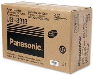 Panasonic Fax Ribbon Thermal Process Unit Page Life 10000pp Black Ref UG3313 Ident: 829O
