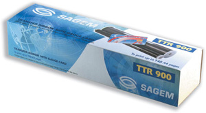 Sagem Fax Ribbon Black for Machines 330 350 410 420 2420 2325 Ref TTR900