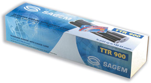 Sagem Fax Ribbon Black for Machines 330 350 410 420 2420 2325 Ref TTR900 Ident: 830D