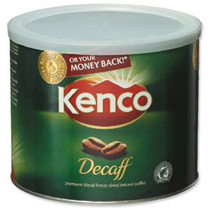Kenco Decaffeinated Instant Coffee Tin 500g Ref A00605 Ident: 611C