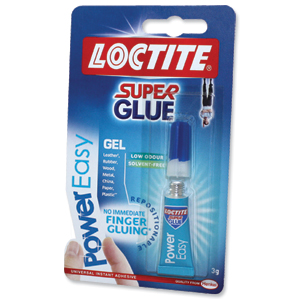 Loctite Super Glue Power Easy Repositionable Gel Tube 3g Ref 1550219 Ident: 352D