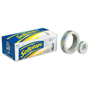 Sellotape Super Clear Premium Quality Easy Tear Tape 18mmx25m Ref 1443357 [Pack 8] Ident: 358D