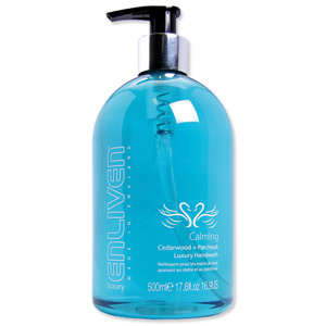 Enliven Luxury Handwash Calming Formula Cedarwood and Patchouli Blend 500ml Ref 502328