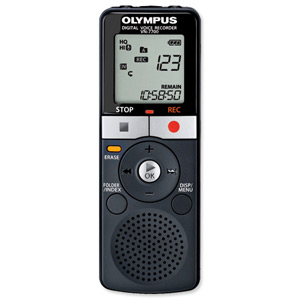 Olympus VN-7700 Digital Notetaker Recorder 2GB Black Ref VN7700 Ident: 670I