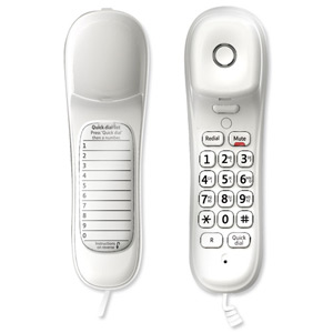 BT Duet 210 Telephone 10 memories LED Indicator White Ref 061125 Ident: 671A