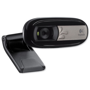 Logitech C170 Webcam Fluid Crystal with Universal Clip USB 640x480pxl Video Ref 960-000759
