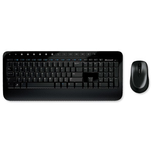 Microsoft 2000 Cordless Desktop Keyboard 128-bit Encryption and BlueTrack Optical Mouse Ref M7J-00020