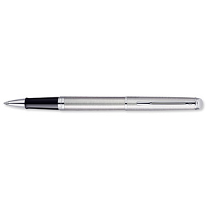 Waterman Hemisphere Stainless Steel Rollerball Black Ink Ref S0920450