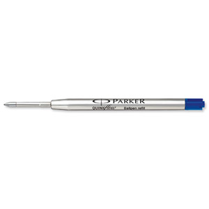 Parker Ball Pen Refill Medium Point Blue Ref S0909580 [Pack 12] Ident: 86F