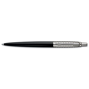 Parker Jotter Stainless Steel Satin Black Ballpen Ref S0939860 Ident: 86B