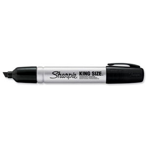 Sharpie Metal Permanent Marker Medium Chisel Tip 6.2mm Line Black Ref S0949820 [Pack 12] Ident: 91A